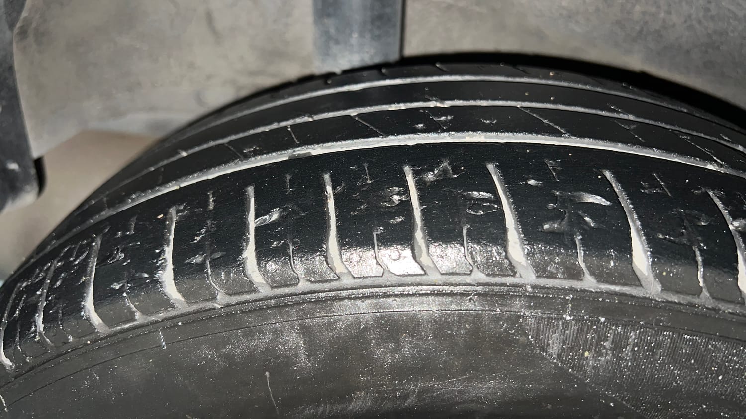 Used 2019 Honda Jazz VX CVT Petrol Petrol Automatic tyres RIGHT REAR TYRE TREAD VIEW