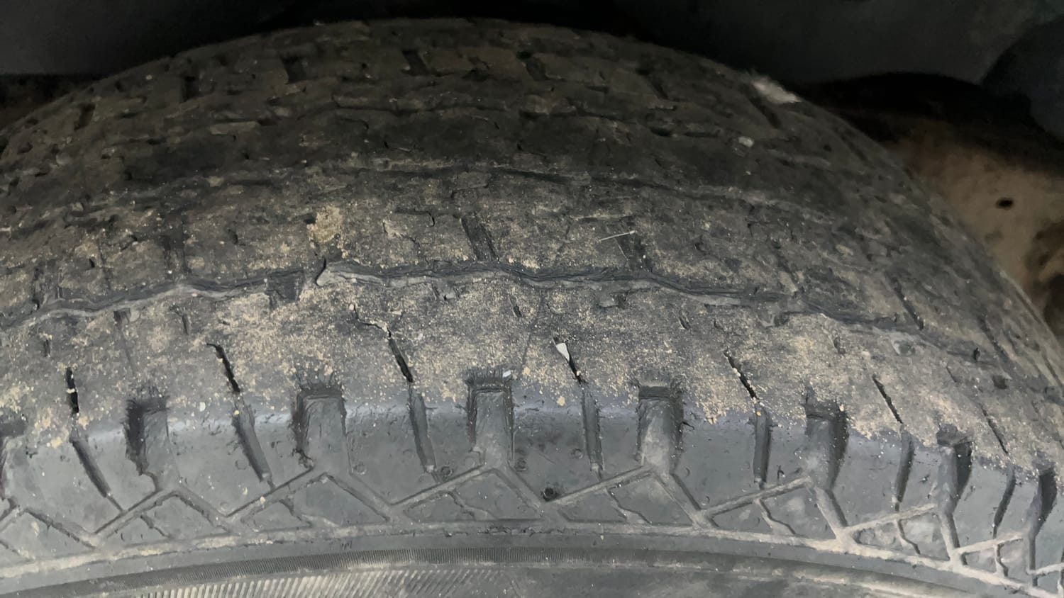 Used 2021 mahindra Thar LX Hard Top Diesel AT 4WD Diesel Automatic tyres RIGHT REAR TYRE TREAD VIEW