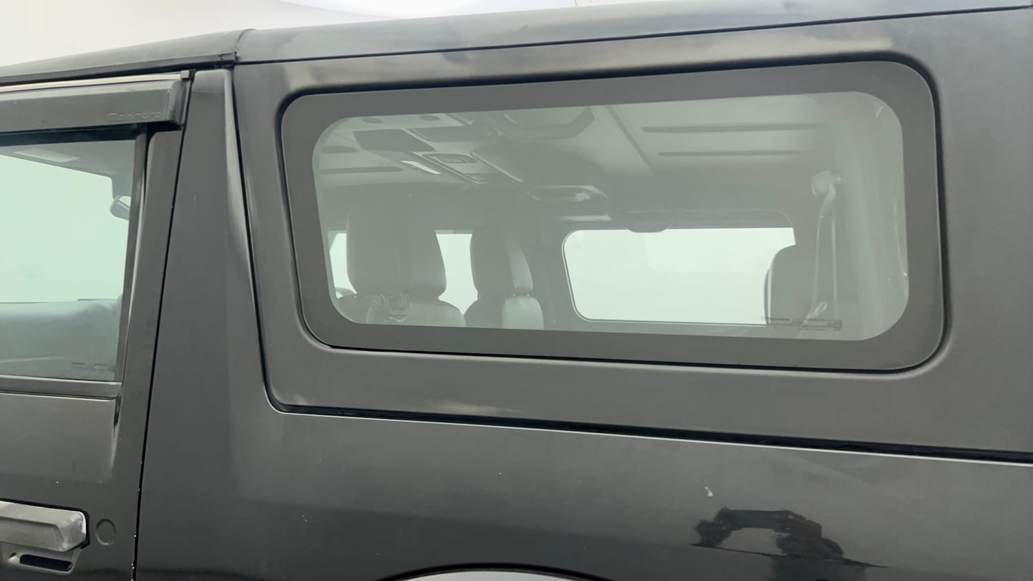 Used 2021 mahindra Thar LX Hard Top Diesel AT 4WD Diesel Automatic interior LEFT REAR DOOR OPEN VIEW
