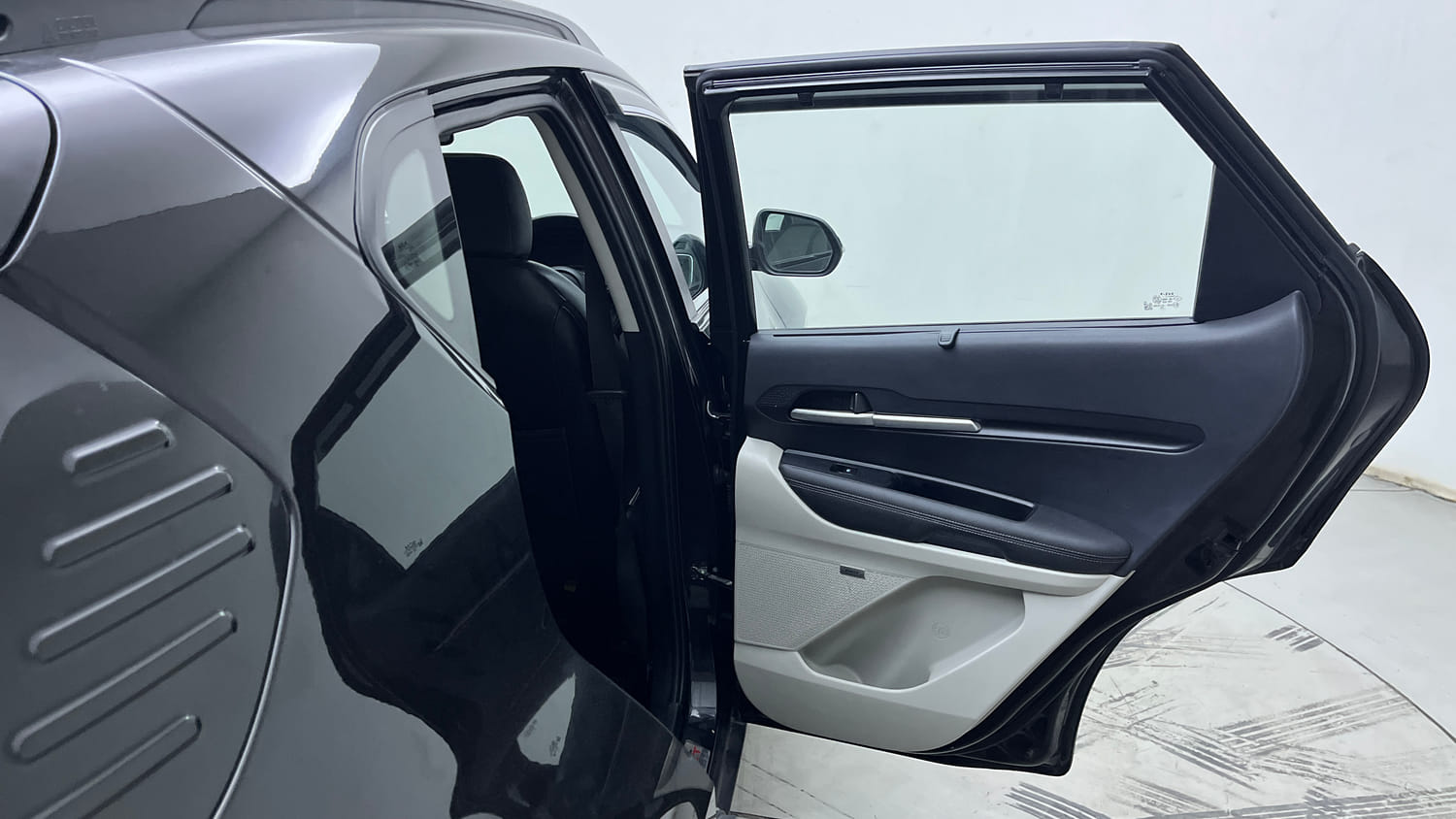 Used 2025 Kia Sonet HTX Plus 1.5 Diesel Manual interior RIGHT REAR DOOR OPEN VIEW