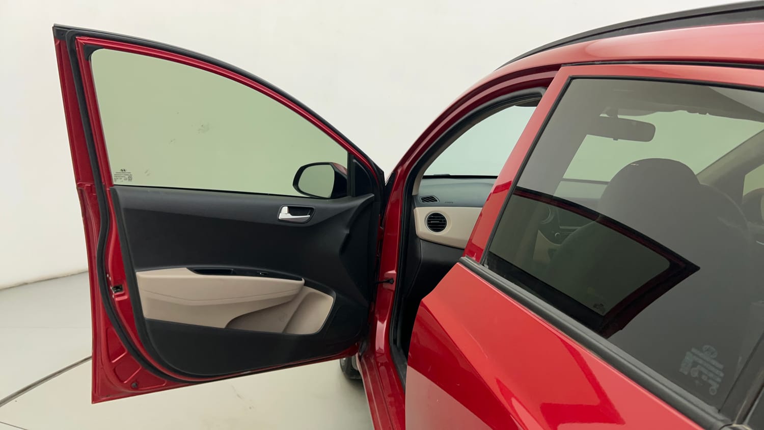Used 2019 Hyundai Grand i10 Sportz 1.2 Kappa VTVT Petrol Manual interior LEFT FRONT DOOR OPEN VIEW