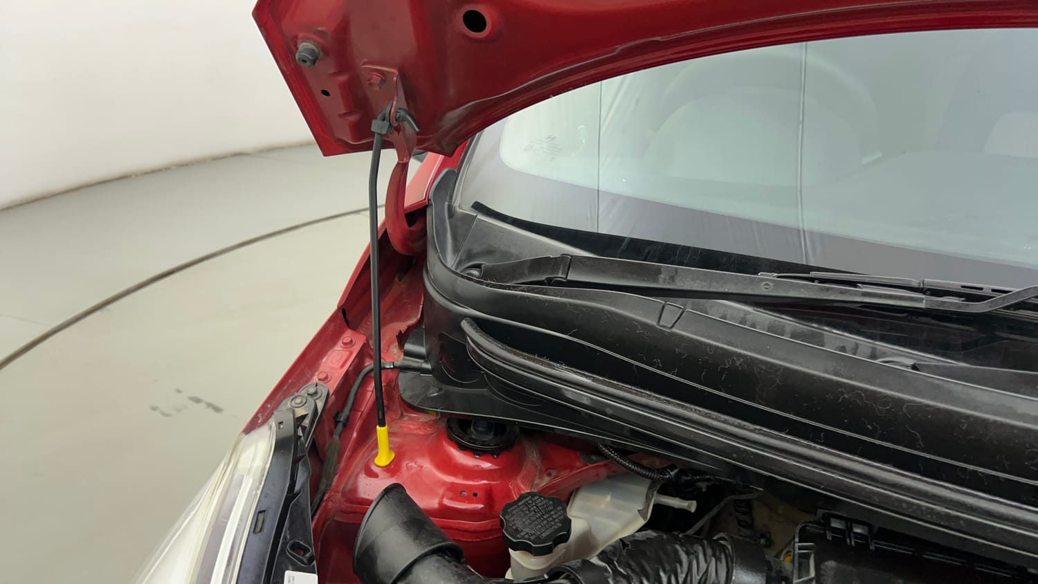 Used 2019 Hyundai Grand i10 Sportz 1.2 Kappa VTVT Petrol Manual engine ENGINE RIGHT SIDE HINGE & APRON VIEW