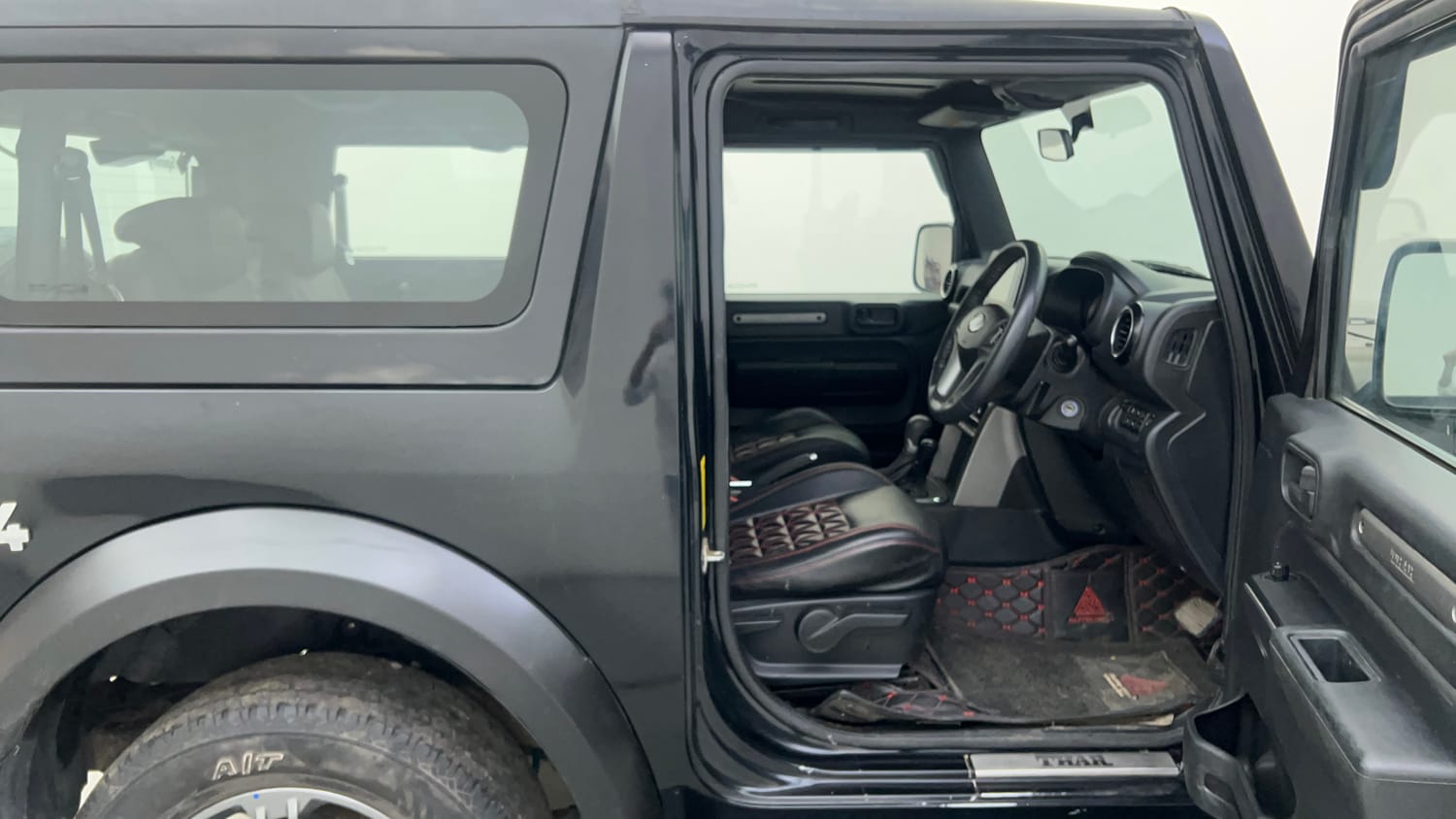 Used 2021 mahindra Thar LX Hard Top Diesel AT 4WD Diesel Automatic interior RIGHT SIDE FRONT DOOR CABIN VIEW