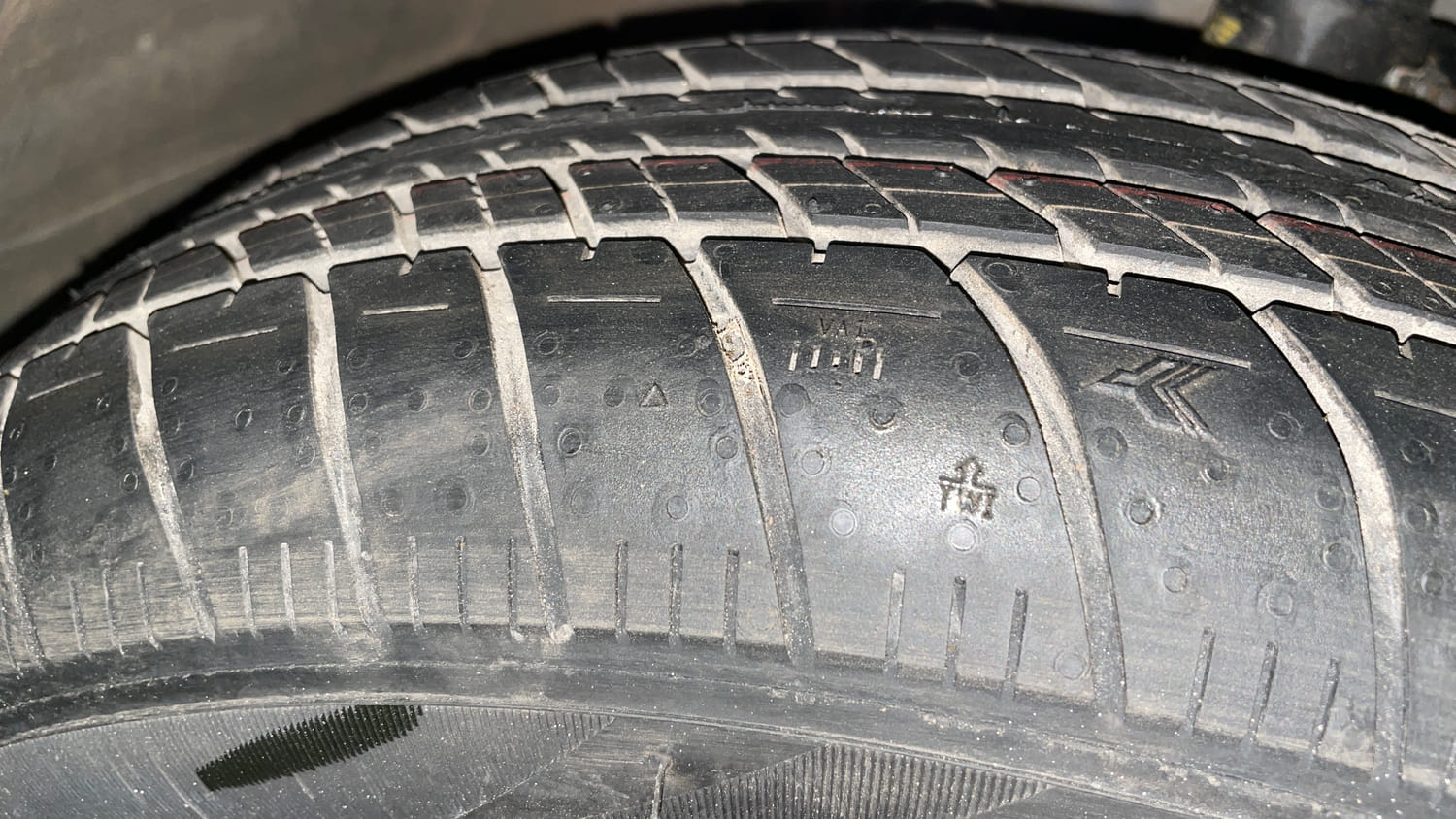 Used 2016 Honda Amaze 1.2 VX i-VTEC Petrol Manual tyres RIGHT FRONT TYRE TREAD VIEW