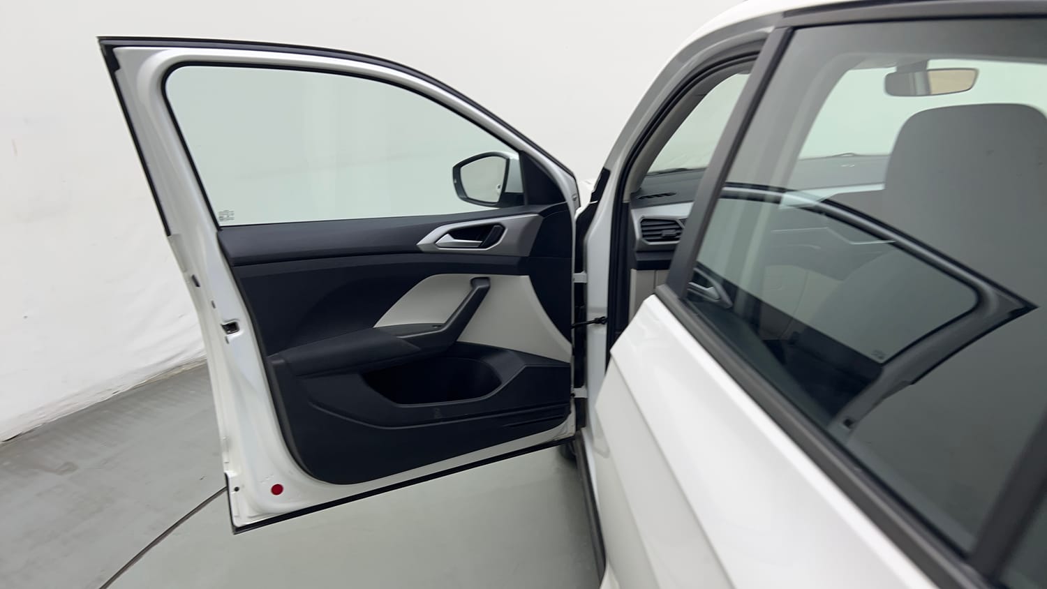 Used 2024 Volkswagen Taigun Highline 1.0 TSI MT Petrol Manual interior LEFT FRONT DOOR OPEN VIEW