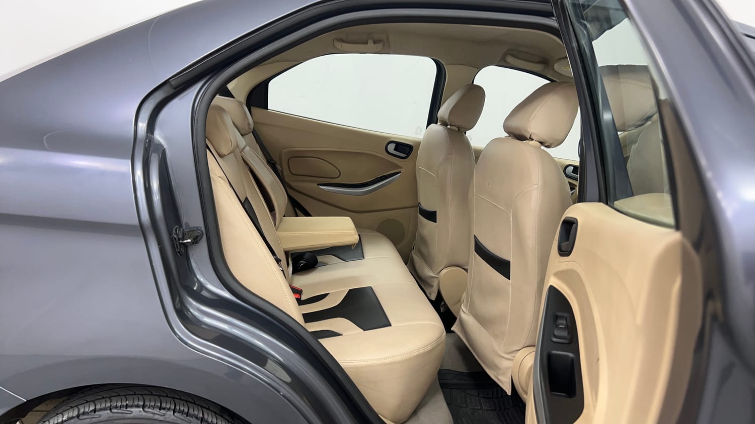 Used 2019 Ford Figo Aspire Trend Plus 1.5 TDCi Diesel Manual interior RIGHT SIDE REAR DOOR CABIN VIEW