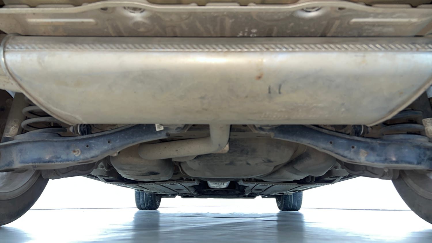 Used 2018 Audi A3 35 TFSI Technology Petrol Automatic extra REAR UNDERBODY VIEW (TAKEN FROM REAR)