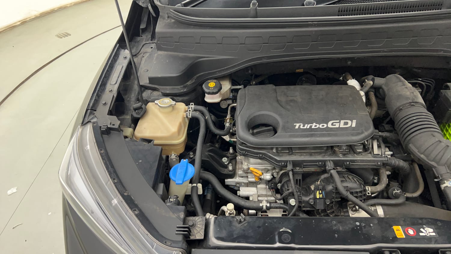 Used 2021 Kia Sonet GTX Plus 1.0 DCT Petrol Automatic engine ENGINE RIGHT SIDE VIEW