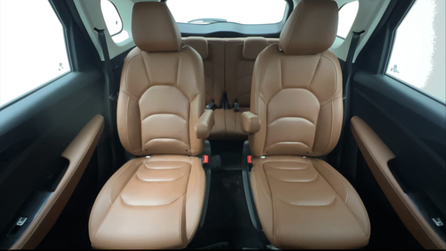 Used 2022 MG Motors Hector Plus Sharp 1.5 Petrol Turbo CVT 6-STR Petrol Automatic interior REAR SEAT CONDITION VIEW