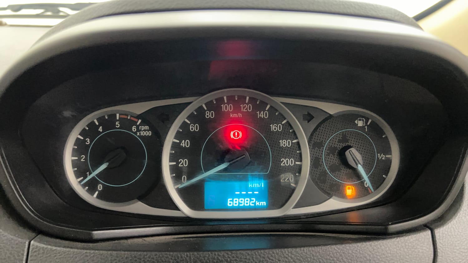 Used 2019 Ford Figo Aspire Trend Plus 1.5 TDCi Diesel Manual interior CLUSTERMETER VIEW