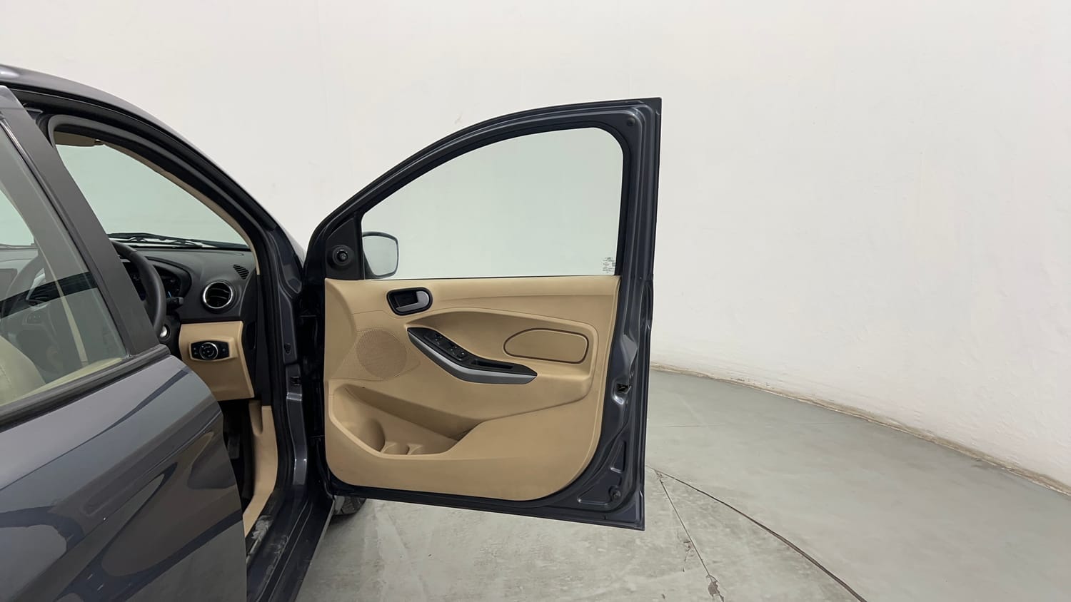 Used 2019 Ford Figo Aspire Trend Plus 1.5 TDCi Diesel Manual interior RIGHT FRONT DOOR OPEN VIEW