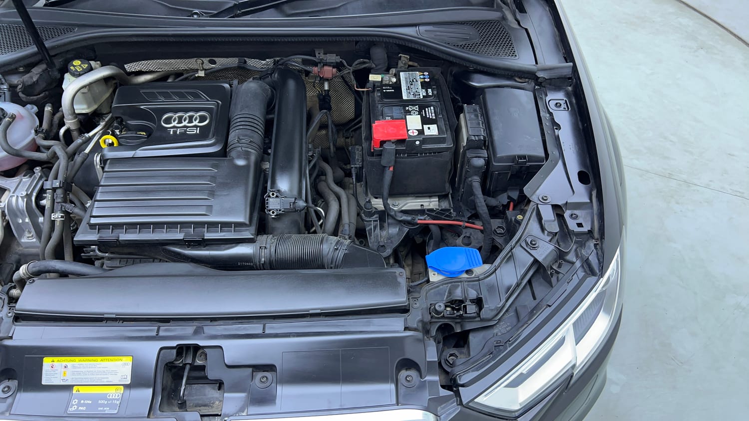 Used 2018 Audi A3 35 TFSI Technology Petrol Automatic engine ENGINE LEFT SIDE VIEW