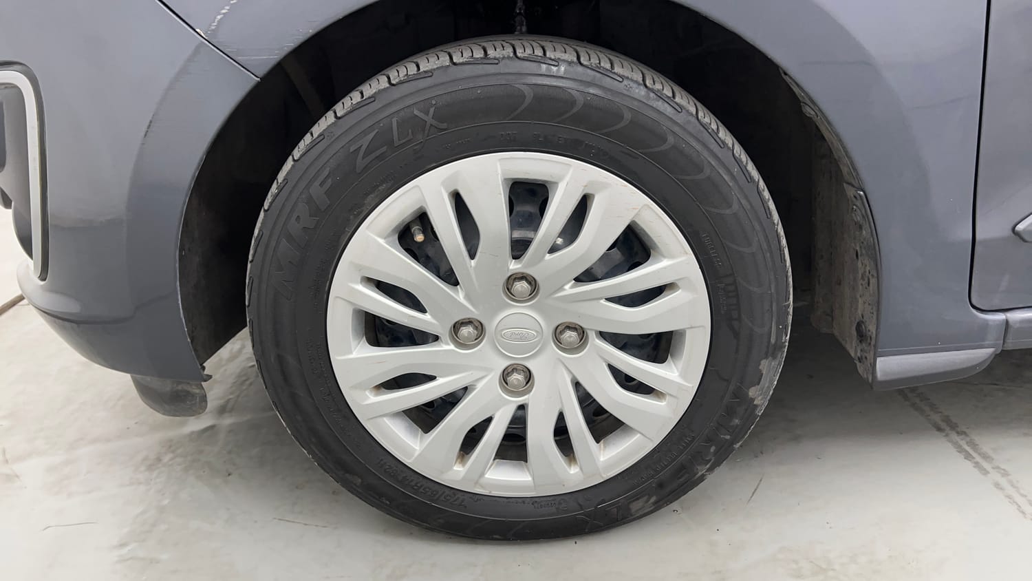 Used 2019 Ford Figo Aspire Trend Plus 1.5 TDCi Diesel Manual tyres LEFT FRONT TYRE RIM VIEW