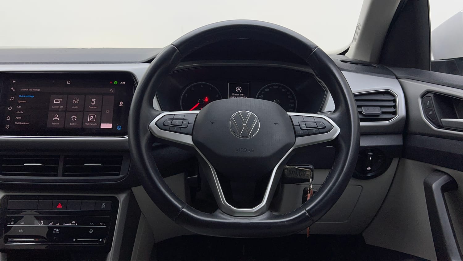 Used 2024 Volkswagen Taigun Highline 1.0 TSI MT Petrol Manual interior STEERING VIEW