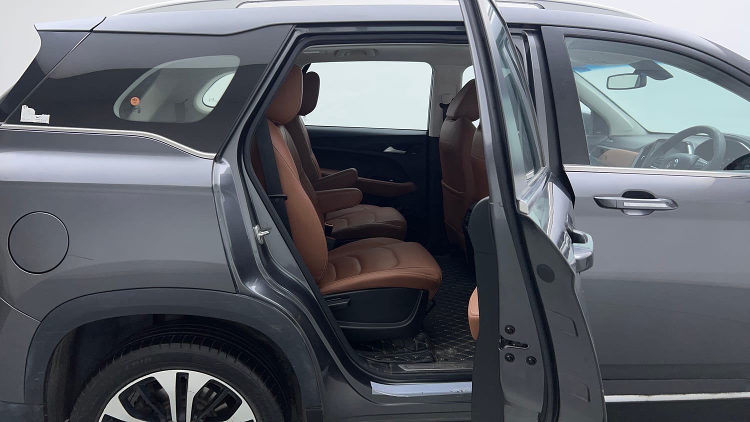 Used 2022 MG Motors Hector Plus Sharp 1.5 Petrol Turbo CVT 6-STR Petrol Automatic interior RIGHT SIDE REAR DOOR CABIN VIEW