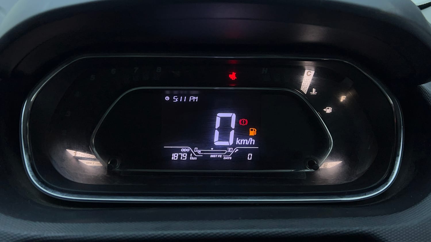 Used 2020 Tata Tiago XZ Petrol Manual interior CLUSTERMETER VIEW