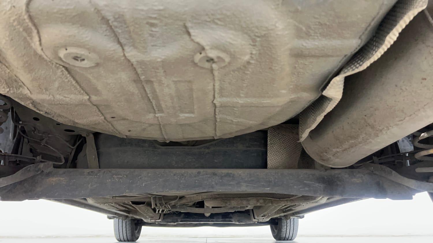 Used 2019 Ford Figo Aspire Trend Plus 1.5 TDCi Diesel Manual extra REAR UNDERBODY VIEW (TAKEN FROM REAR)