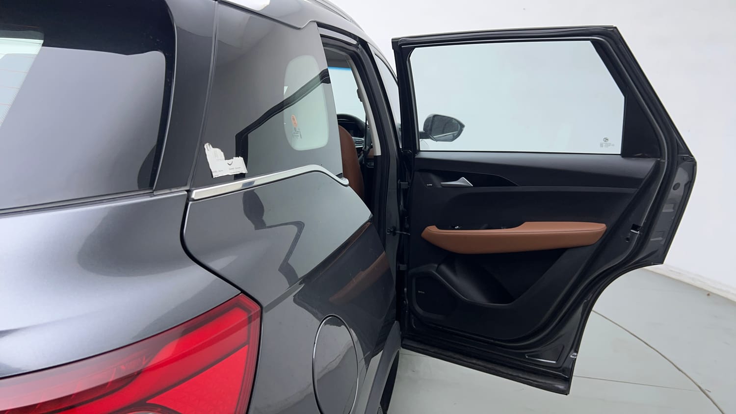 Used 2022 MG Motors Hector Plus Sharp 1.5 Petrol Turbo CVT 6-STR Petrol Automatic interior RIGHT REAR DOOR OPEN VIEW