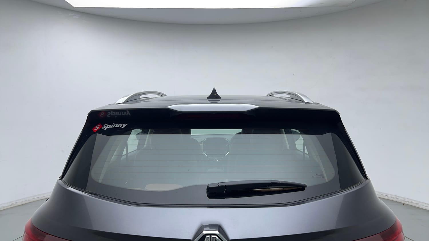 Used 2022 MG Motors Hector Plus Sharp 1.5 Petrol Turbo CVT 6-STR Petrol Automatic exterior BACK WINDSHIELD VIEW