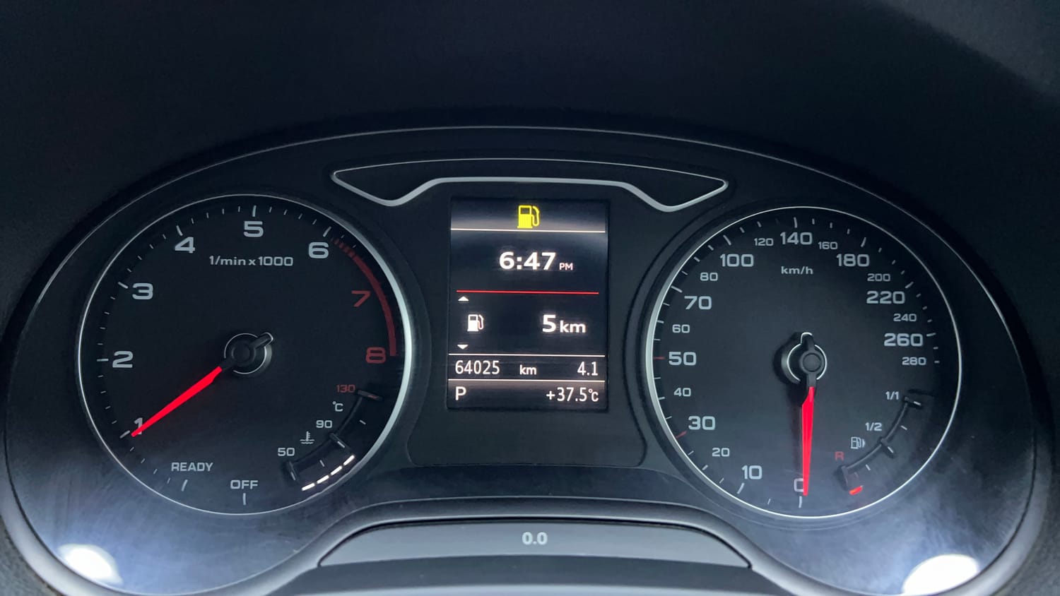 Used 2018 Audi A3 35 TFSI Technology Petrol Automatic interior CLUSTERMETER VIEW
