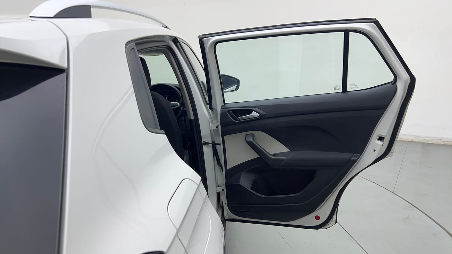 Used 2024 Volkswagen Taigun Highline 1.0 TSI MT Petrol Manual interior RIGHT REAR DOOR OPEN VIEW