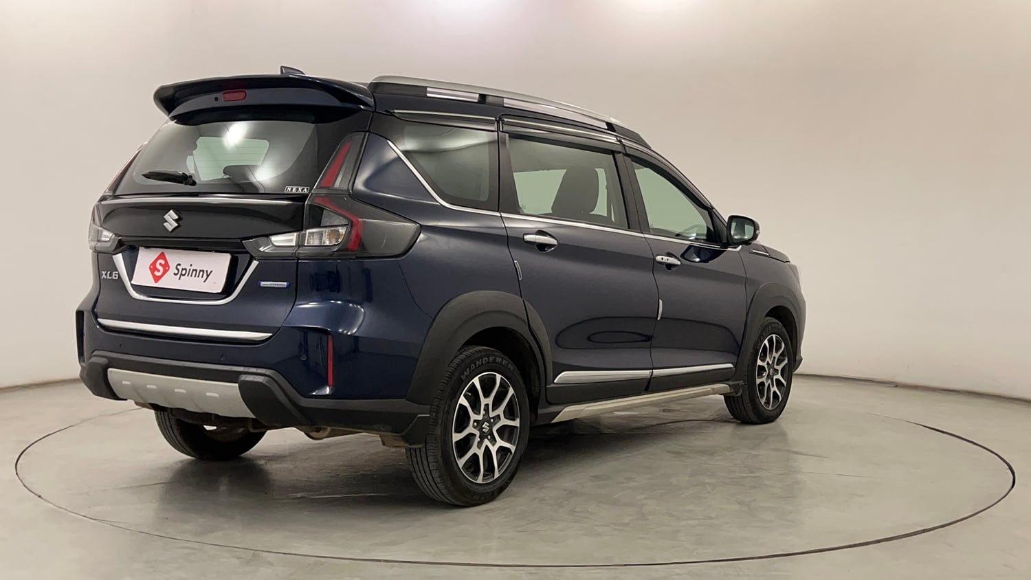 Used 2025 Maruti Suzuki XL6 Alpha Plus AT Petrol Petrol Automatic exterior RIGHT REAR CORNER VIEW
