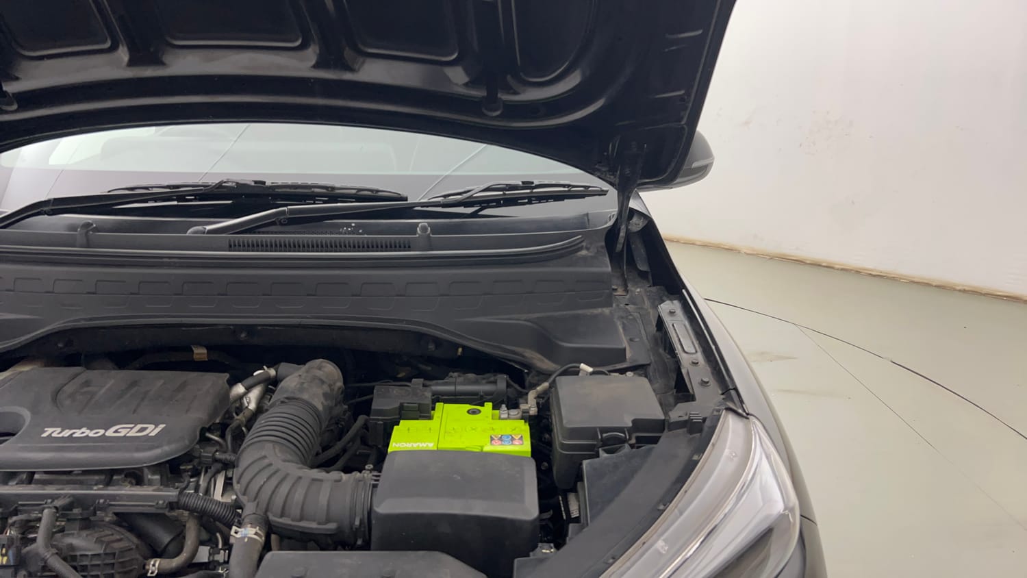 Used 2021 Kia Sonet GTX Plus 1.0 DCT Petrol Automatic engine ENGINE LEFT SIDE HINGE & APRON VIEW