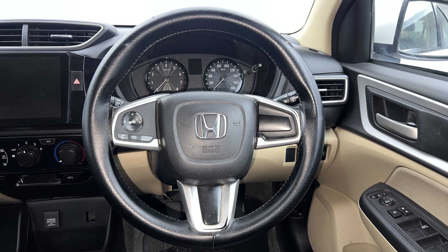 Used 2022 Honda Amaze S MT 1.2 Petrol Petrol Manual interior STEERING VIEW