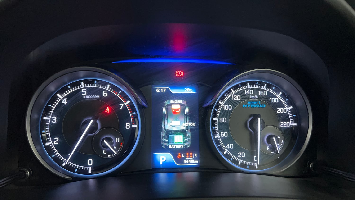 Used 2025 Maruti Suzuki XL6 Alpha Plus AT Petrol Petrol Automatic interior CLUSTERMETER VIEW
