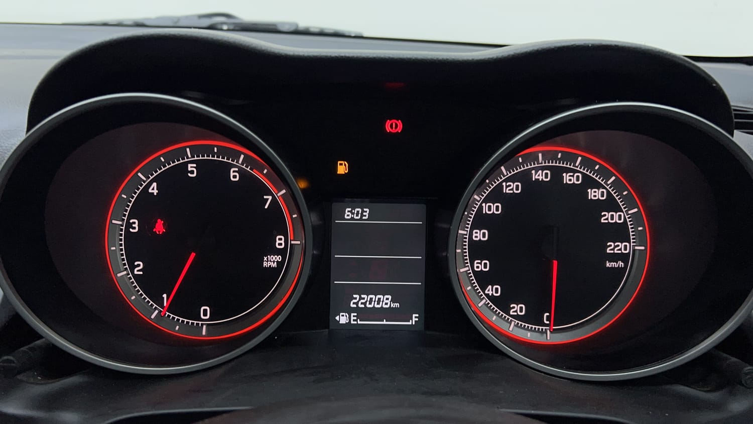 Used 2023 Maruti Suzuki Swift VXi Petrol Manual interior CLUSTERMETER VIEW