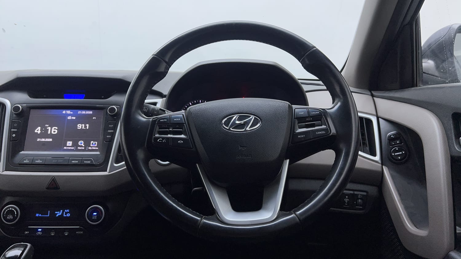 Used 2020 Hyundai Creta SX 1.6 AT Petrol Petrol Automatic interior STEERING VIEW