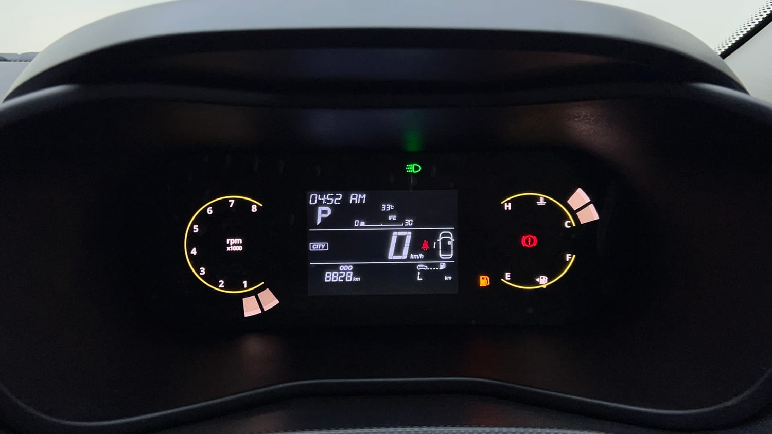 Used 2025 Tata Curvv Pure Plus S 1.2 Revotron Petrol 7DCA Petrol Automatic interior CLUSTERMETER VIEW