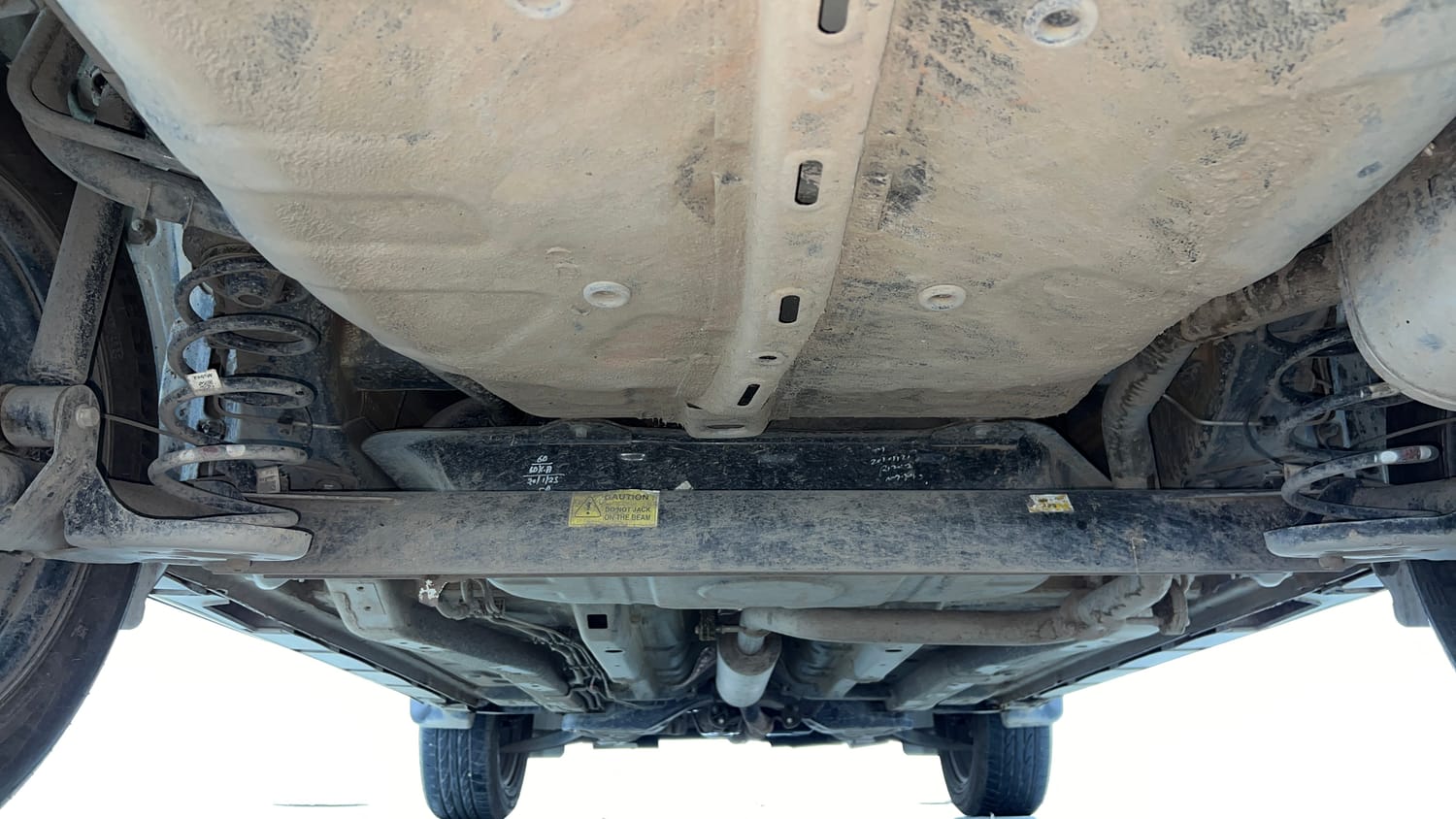 Used 2025 Tata Curvv Pure Plus S 1.2 Revotron Petrol 7DCA Petrol Automatic extra REAR UNDERBODY VIEW (TAKEN FROM REAR)