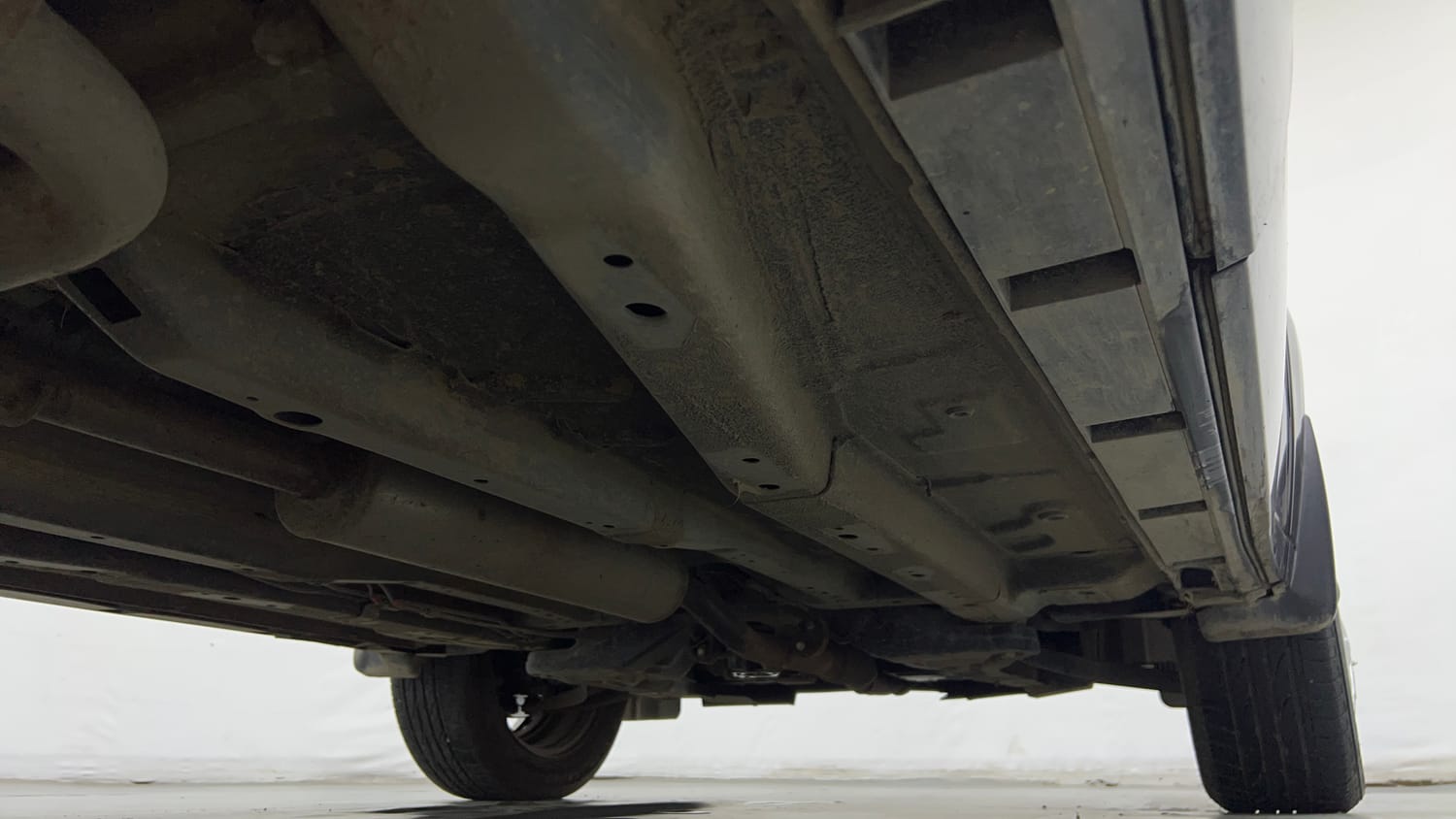 Used 2025 Tata Curvv Pure Plus S 1.2 Revotron Petrol 7DCA Petrol Automatic extra REAR RIGHT UNDERBODY VIEW