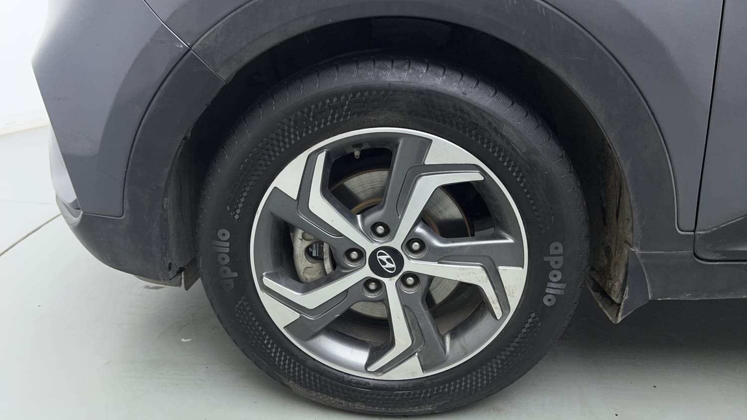 Used 2020 Hyundai Creta SX 1.6 AT Petrol Petrol Automatic tyres LEFT FRONT TYRE RIM VIEW
