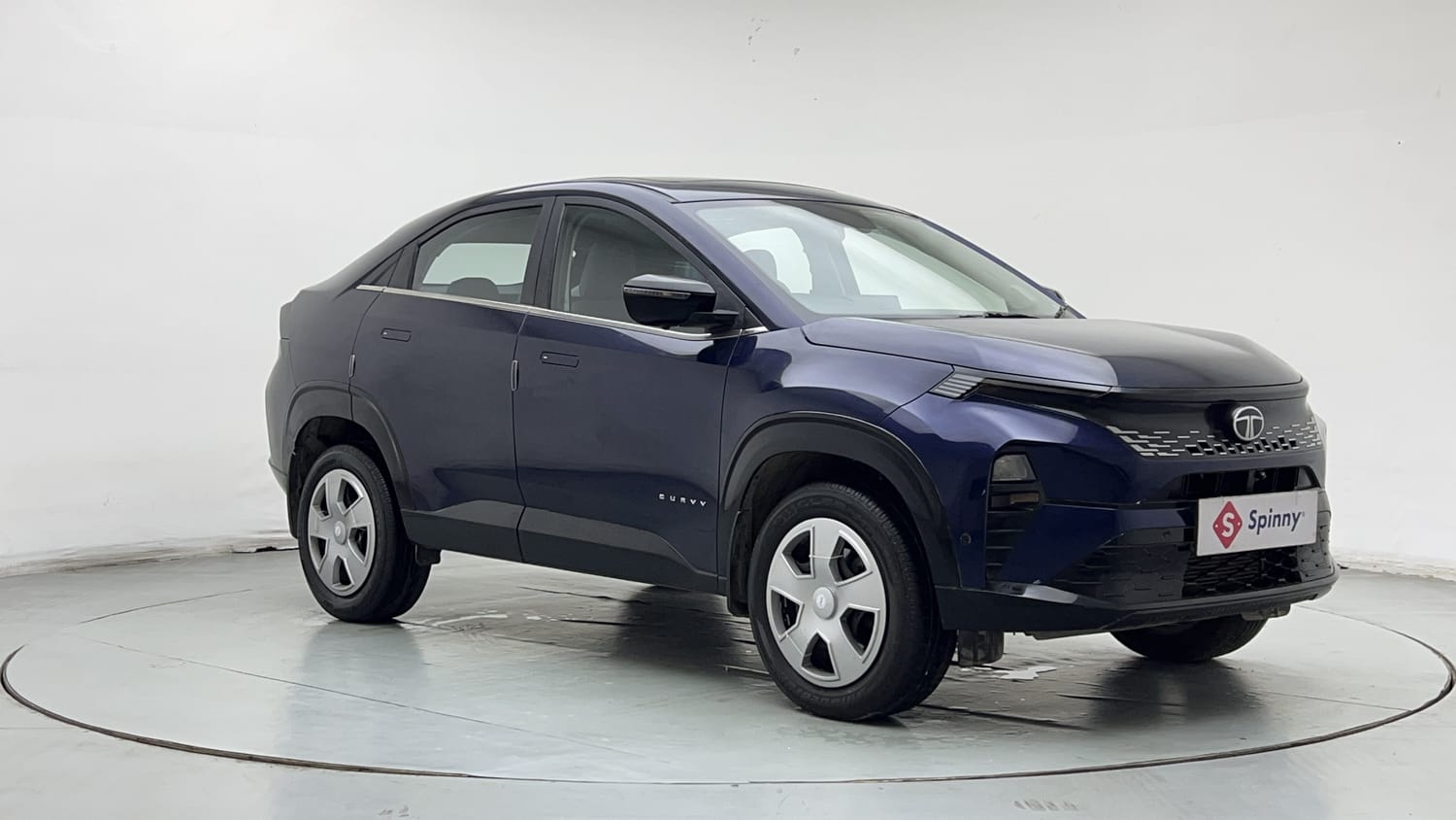 Used 2025 Tata Curvv Pure Plus S 1.2 Revotron Petrol 7DCA Petrol Automatic exterior RIGHT FRONT CORNER VIEW