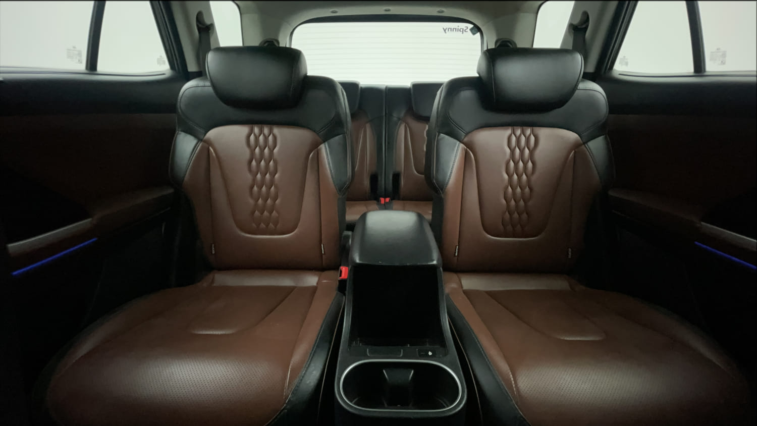 Used 2023 Hyundai Alcazar Signature (O) 6 STR 1.5 Diesel AT Diesel Automatic interior REAR SEAT CONDITION VIEW