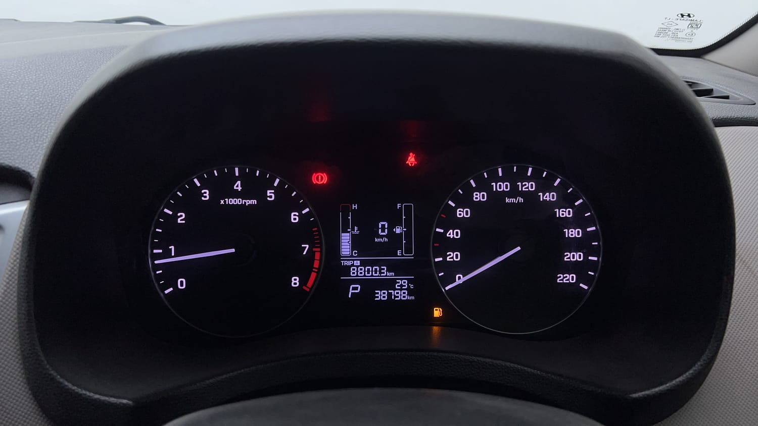 Used 2020 Hyundai Creta SX 1.6 AT Petrol Petrol Automatic interior CLUSTERMETER VIEW