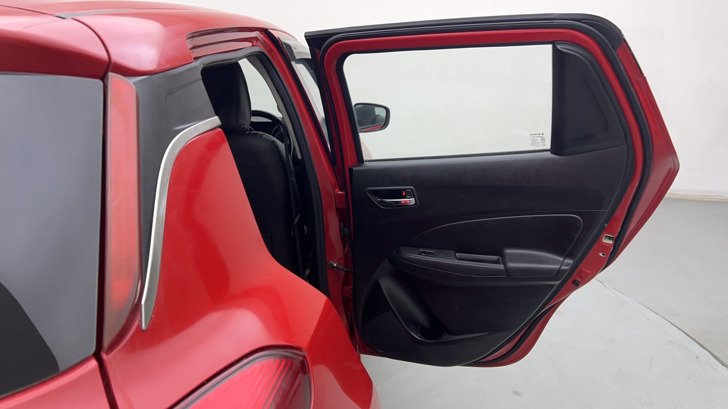 Used 2023 Maruti Suzuki Swift VXi Petrol Manual interior RIGHT REAR DOOR OPEN VIEW