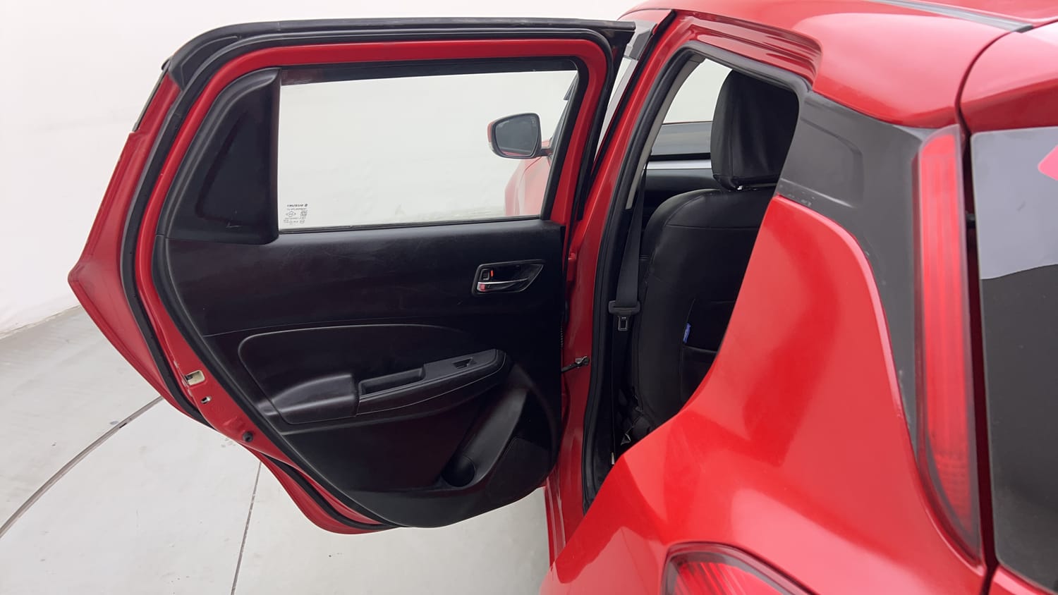 Used 2023 Maruti Suzuki Swift VXi Petrol Manual interior LEFT REAR DOOR OPEN VIEW