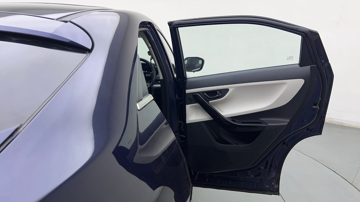 Used 2025 Tata Curvv Pure Plus S 1.2 Revotron Petrol 7DCA Petrol Automatic interior RIGHT REAR DOOR OPEN VIEW