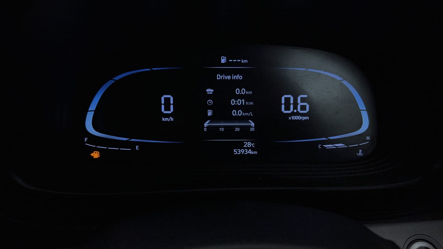 Used 2022 Hyundai Venue SX 1.2 Petrol Petrol Manual interior CLUSTERMETER VIEW