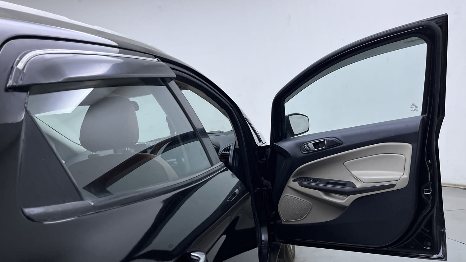 Used 2019 Ford EcoSport Titanium 1.5L Ti-VCT Petrol Manual interior RIGHT FRONT DOOR OPEN VIEW