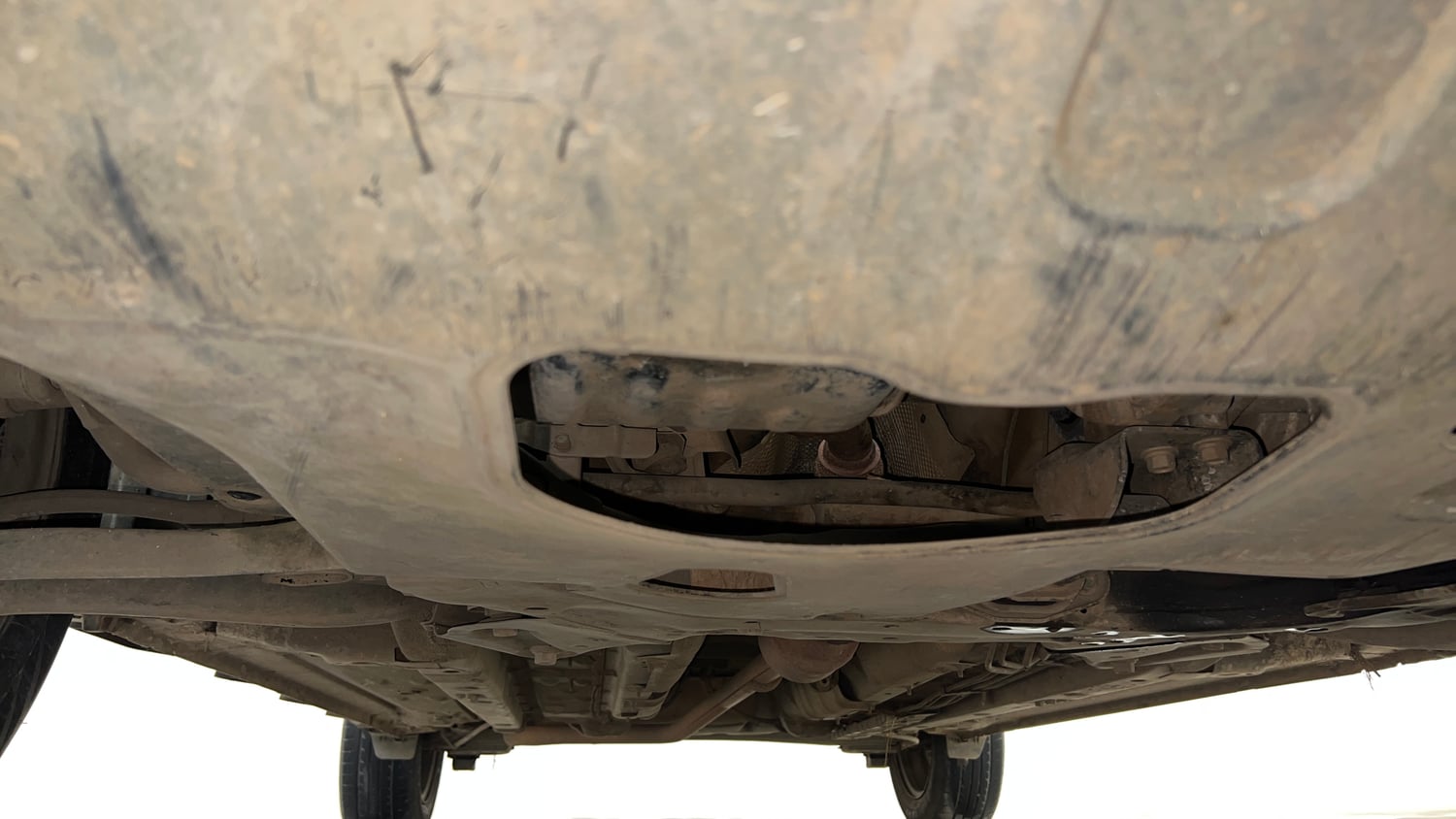 Used 2022 Hyundai Venue SX 1.2 Petrol Petrol Manual extra FRONT LEFT UNDERBODY VIEW