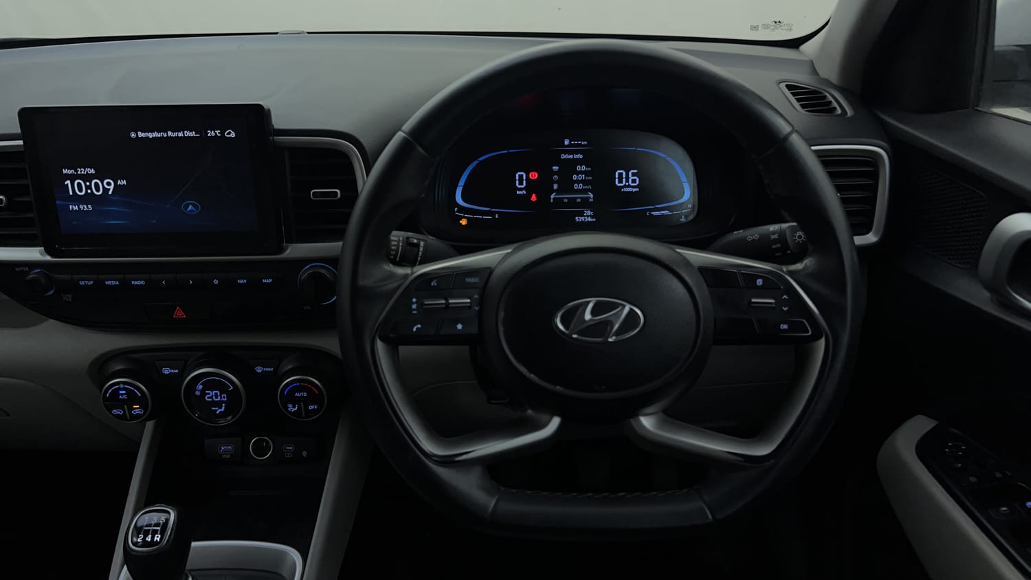 Used 2022 Hyundai Venue SX 1.2 Petrol Petrol Manual interior STEERING VIEW