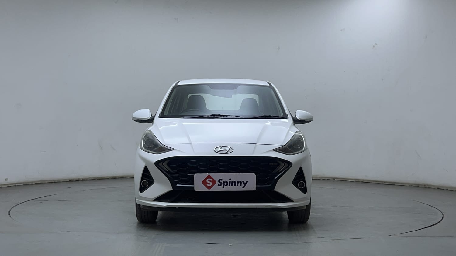 Used 2021 Hyundai Aura SX Plus 1.0 Petrol Petrol Manual exterior FRONT VIEW