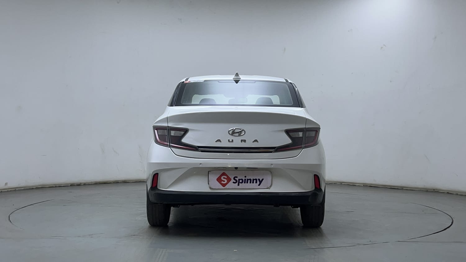 Used 2021 Hyundai Aura SX Plus 1.0 Petrol Petrol Manual exterior BACK VIEW