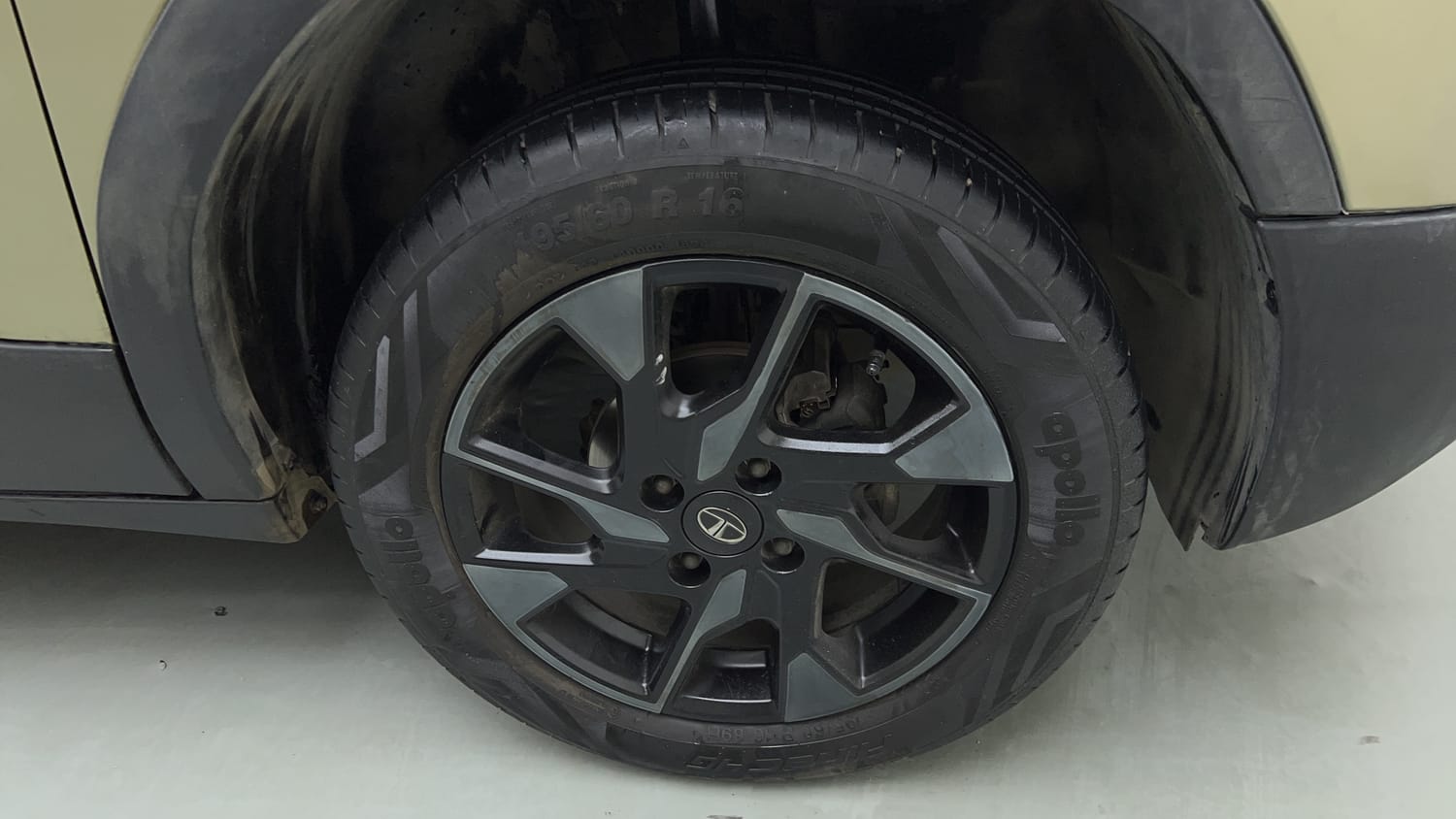 Used 2022 Tata Punch CREATIVE KAZIRANGA EDITION CNG (OUTSIDE FITTED) Cng Manual tyres RIGHT FRONT TYRE RIM VIEW