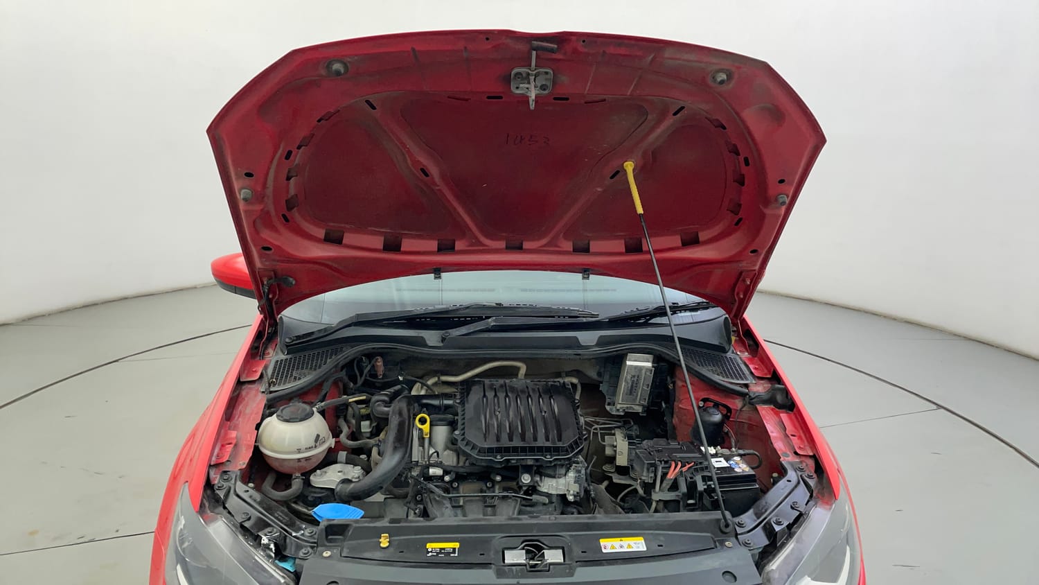 Used 2021 Volkswagen Polo Trendline 1.0L MPI Petrol Manual engine ENGINE & BONNET OPEN FRONT VIEW