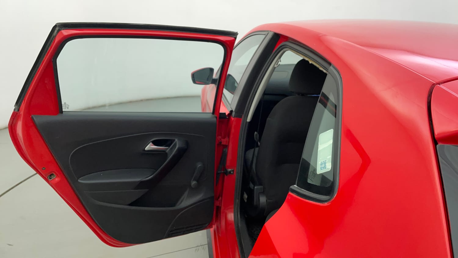 Used 2021 Volkswagen Polo Trendline 1.0L MPI Petrol Manual interior LEFT REAR DOOR OPEN VIEW